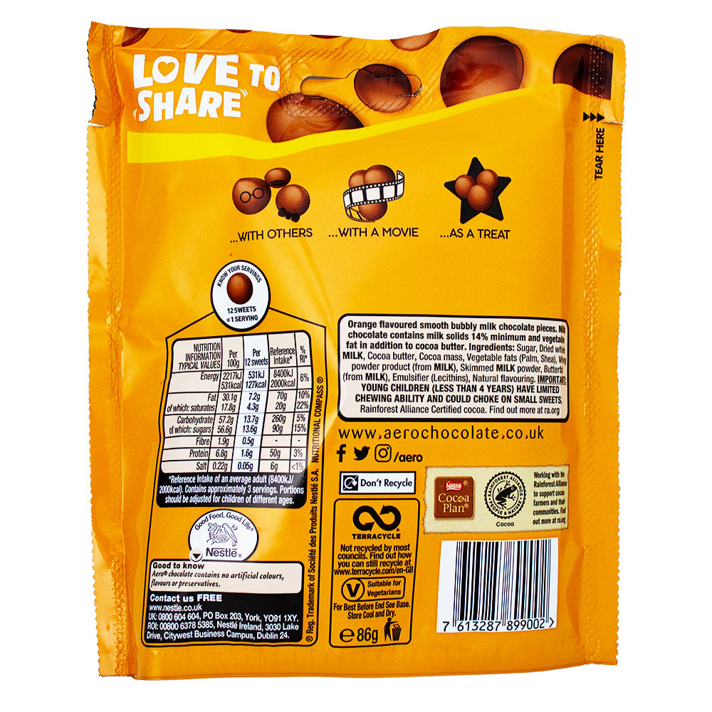 Aero Orange Melts Pouch (UK) 86g
