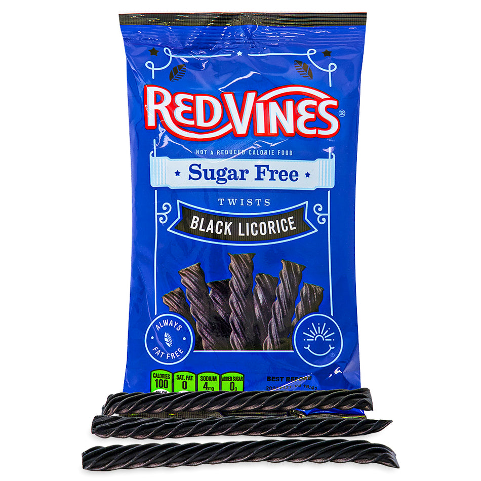 Red Vines Black Licorice Twists Sugar Free 5oz 