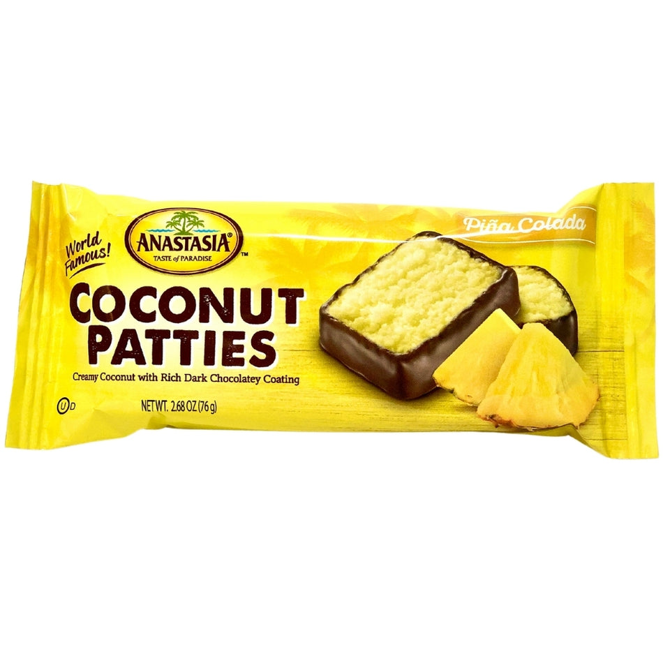 Anastasia Pina Colada Coconut Patties 76g - 20 Pack