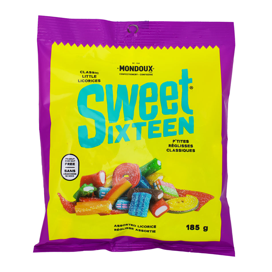 Sweet Sixteen Assorted Licorice 185g - 10 Pack