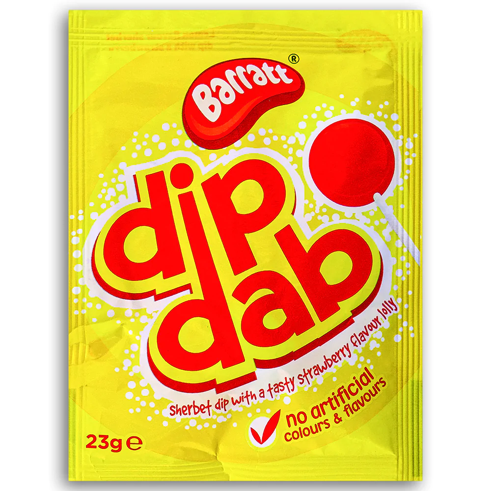 Barratt Sherbet Dip Dap UK - 23g - top view