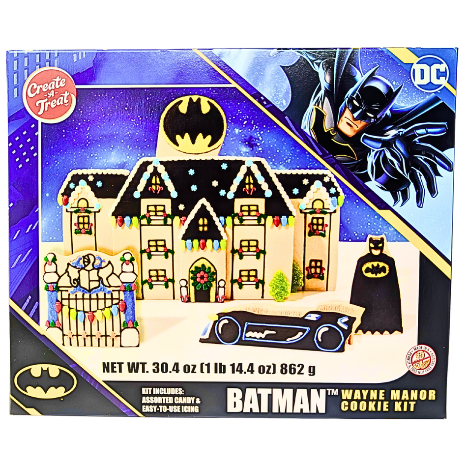 Batman Wayne Manor Cookie Kit - 30.4oz