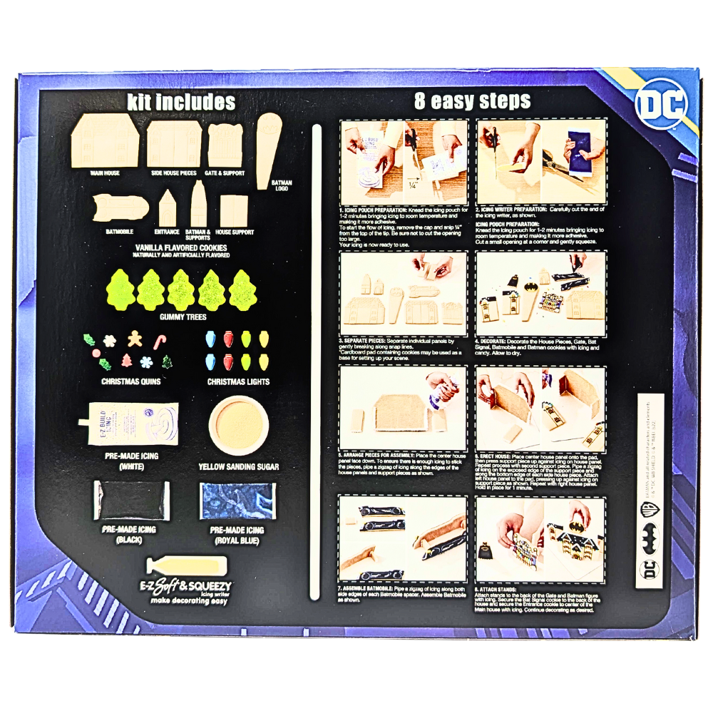 Batman Wayne Manor Cookie Kit - 30.4oz