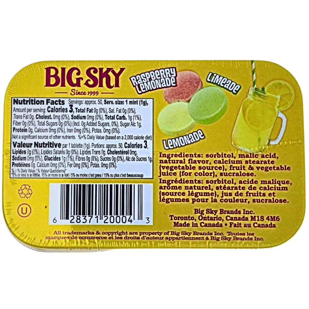 Big Sky Mints Lemonade Stand - 50g | Candy District