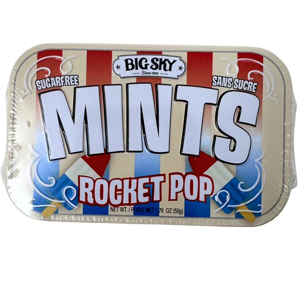 Mint Candy Rockets Big Sky Mints Rocket Pop 50g | Candy District