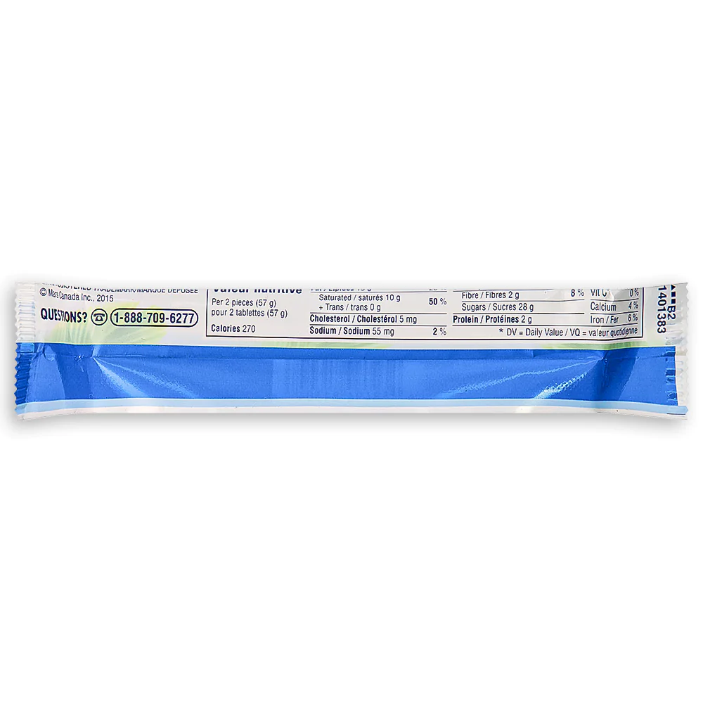 Bounty Milk Chocolate Bars - 57g - top view