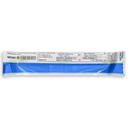 Bounty Milk Chocolate Bars - 57g - top view