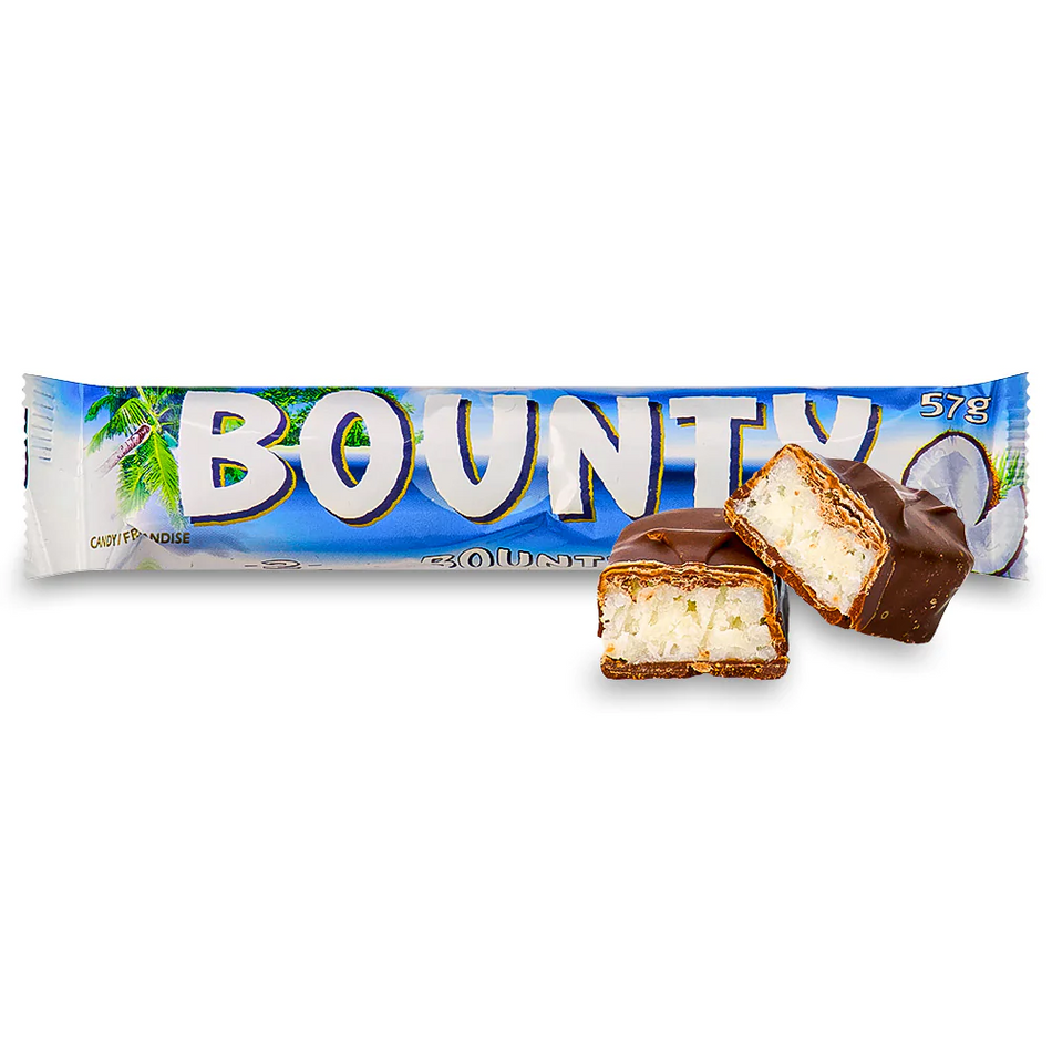 Bounty Milk Chocolate Bars - 57g