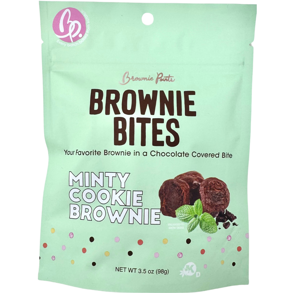 Brownie Points Minty Cookie Brownie Bites 3.5oz - 12 Pack