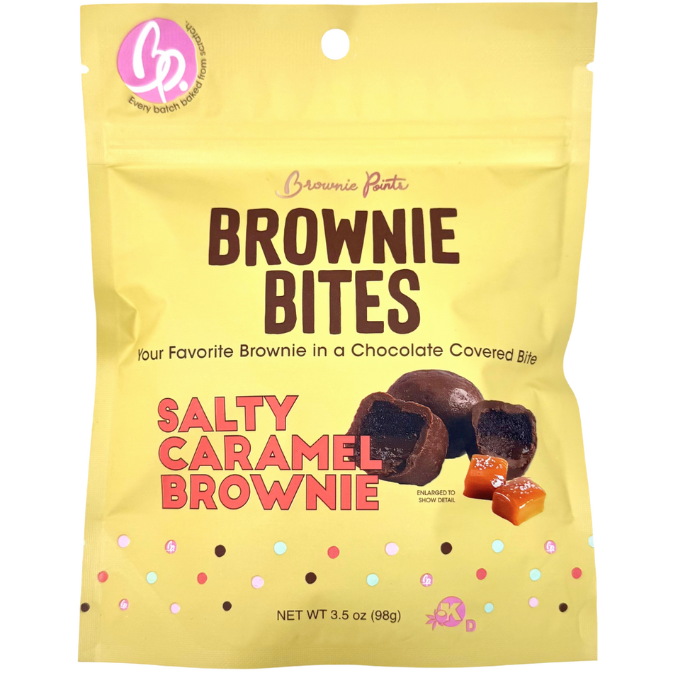 Brownie Points Salty Caramel Brownie Bites 3.5oz  