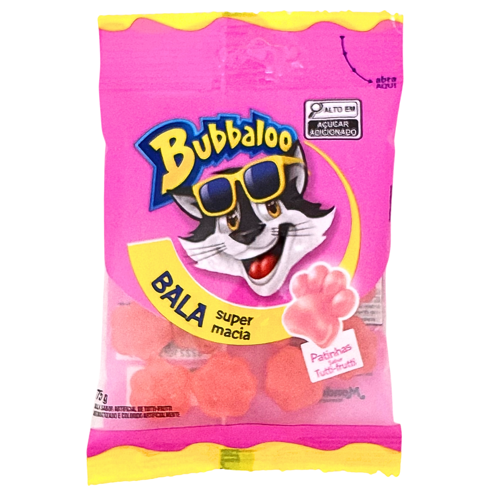 Bubbaloo Tutti Frutti Soft Candy (Brazil) - 75g