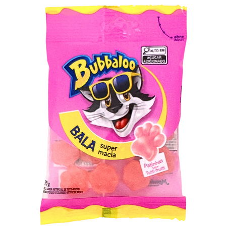Bubbaloo Tutti Frutti Soft Candy (Brazil) - 75g