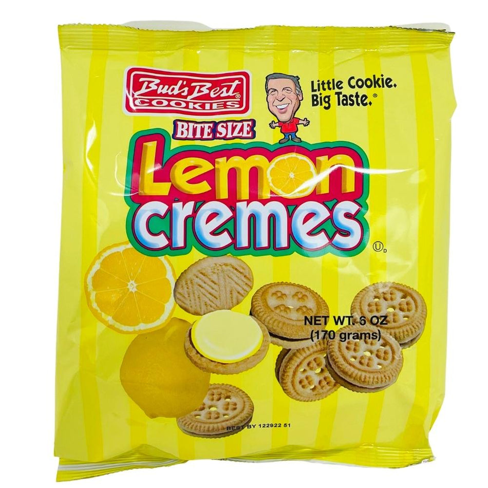 Bud's Best Lemon Cremes Cookies 6oz 