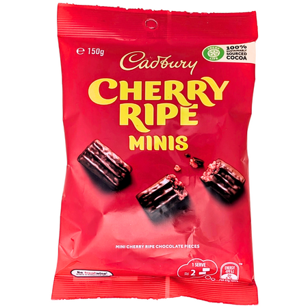 Cadbury Cherry Ripe Minis (Australia) - 150g