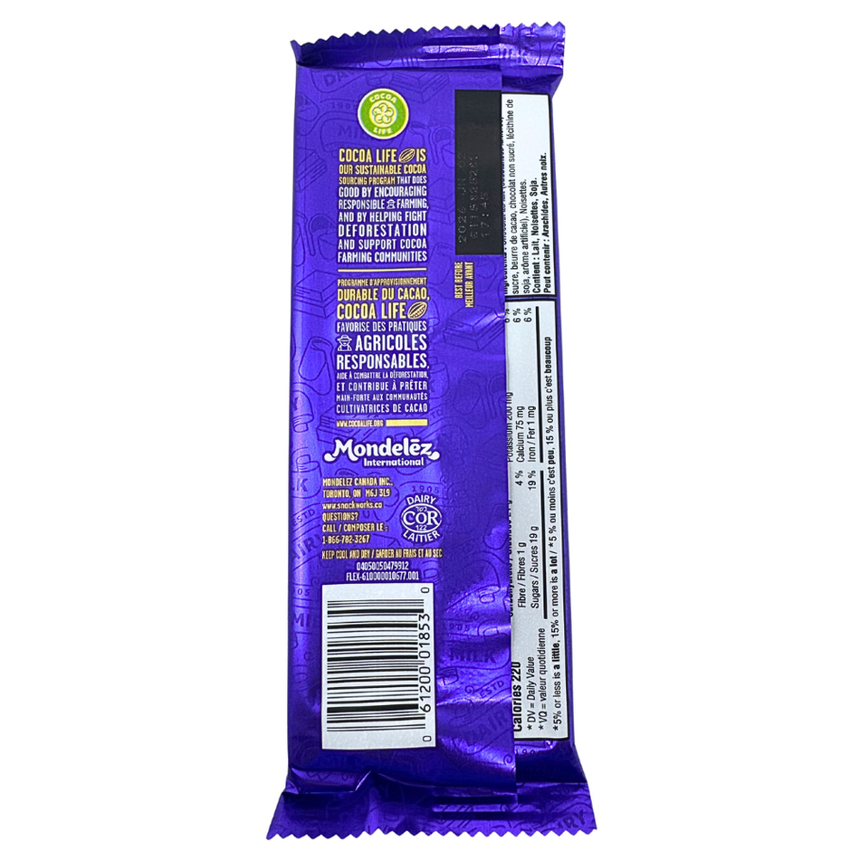 Cadbury Dairy Milk Hazelnut Bar 100g