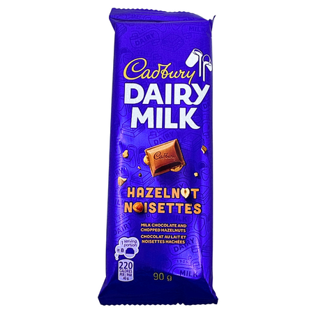 Cadbury Dairy Milk Hazelnut Bar 90g