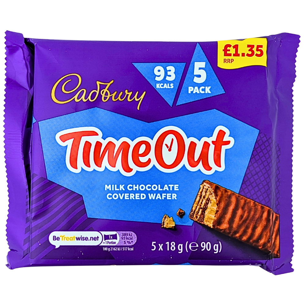 Cadbury Timeout 5 Pack (UK) - 90g