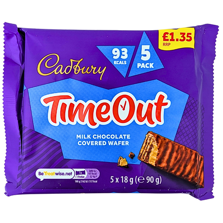 Cadbury Timeout 5 Pack (UK) - 90g
