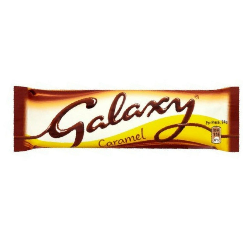 Galaxy Smooth Caramel Chocolate Bar 48g (UK) - 24 Pack