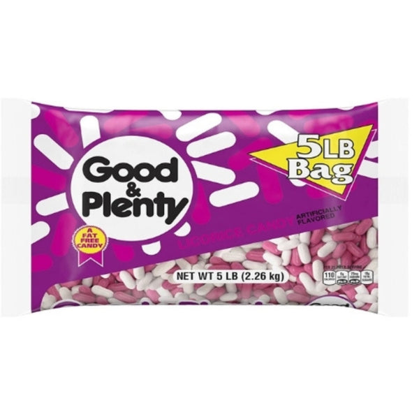 Good & Plenty Bulk Candy 5lbs - 1 Bag