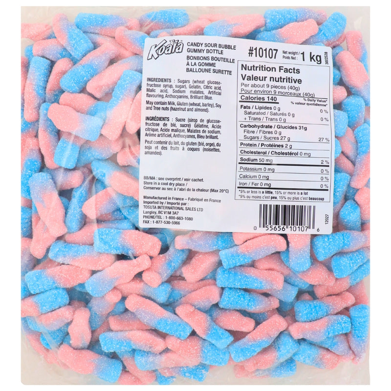 Koala Sour Bubbly Gummy Candy-1 kg Nutrition Facts Ingredients