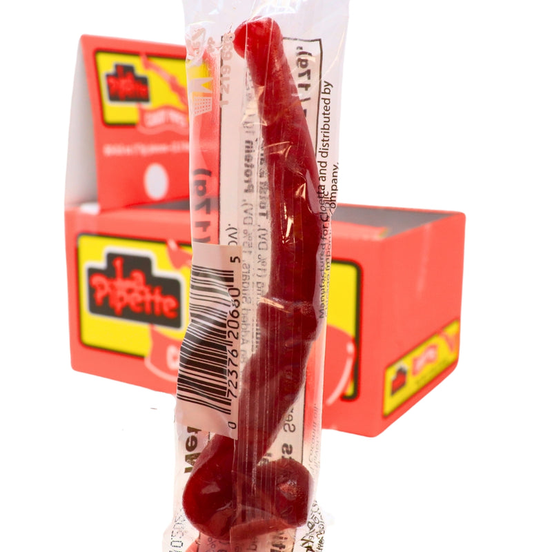 La Pipette Red Licorice Pipes - 60 Pack