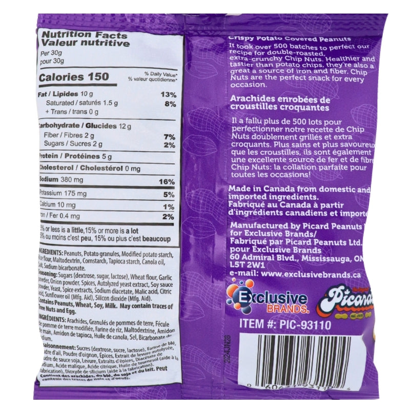  Pzazz Crunchy Nuts All Dressed 80g-12 Pack Nutrition Facts Ingredients