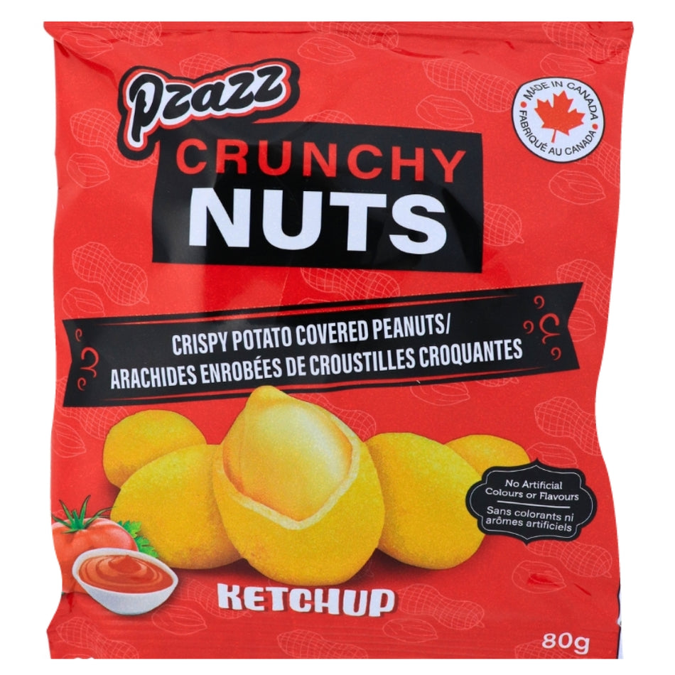 Pzazz Crunchy Nuts Ketchup 80g-12 Pack