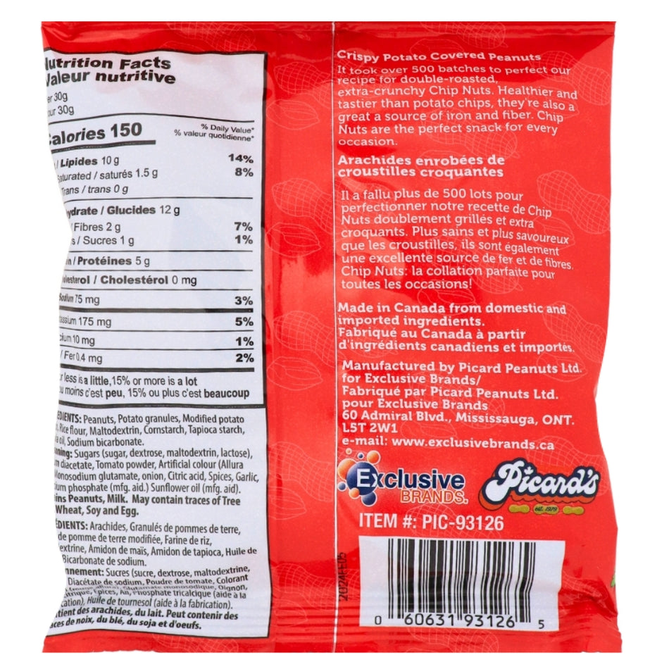 Pzazz Crunchy Nuts Ketchup 80g-12 Pack Nutrition Facts Ingredients