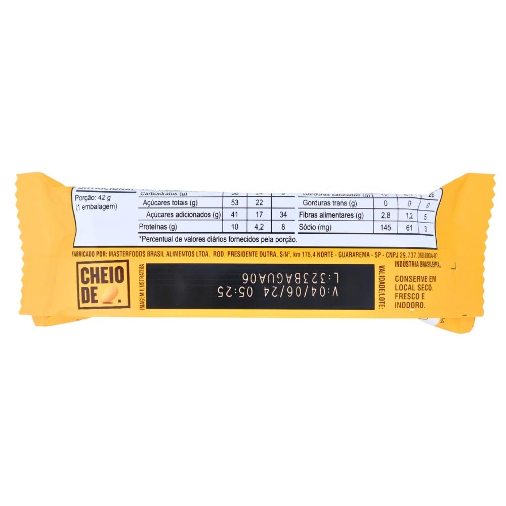 Snickers Peanut Brittle (Brazil) 40g - 24 Pack  Nutrition Facts Ingredients