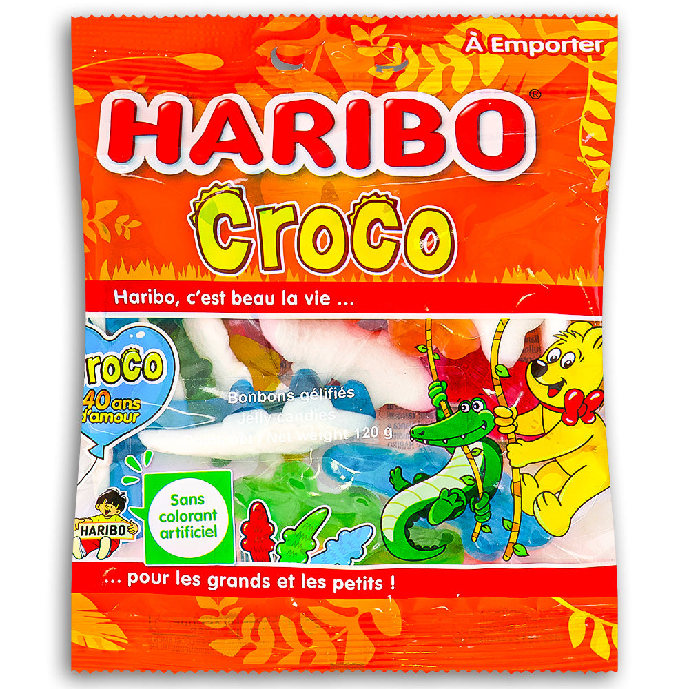 Haribo Croco Gummi Candy 120g - 30 Pack 