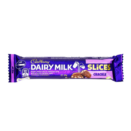 Cadbury Dairy Milk Slices Crackle (Aus) 45g  - 42 Pack