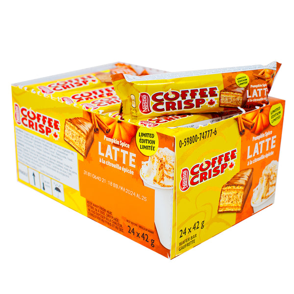Coffee Crisp Pumpkin Spice Latte 24PK | Candy District