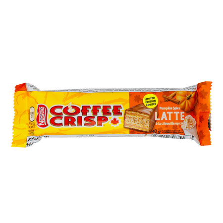 Coffee Crisp Pumpkin Spice Latte 42g - 24 Pack