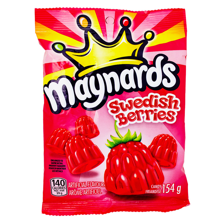 Maynards Swedish Berries Candy 154g - 18 Pack
