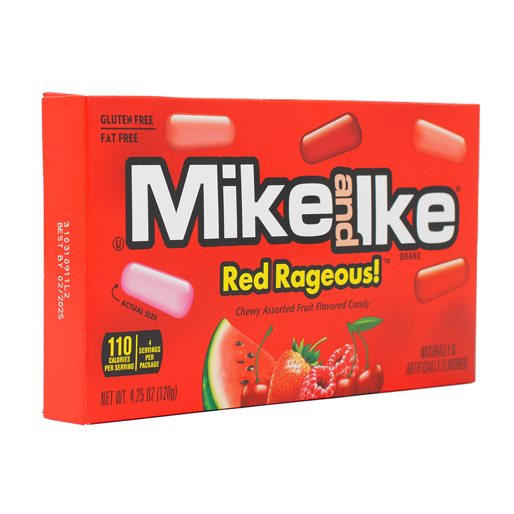 Mike and Ike Red Rageous Candy Theater Box - 12 Pack