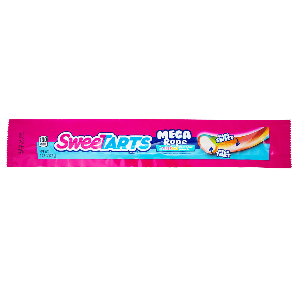 Sweetarts Mega Rope Twisted Rainbow Punch - 1.32oz - 24 Pack
