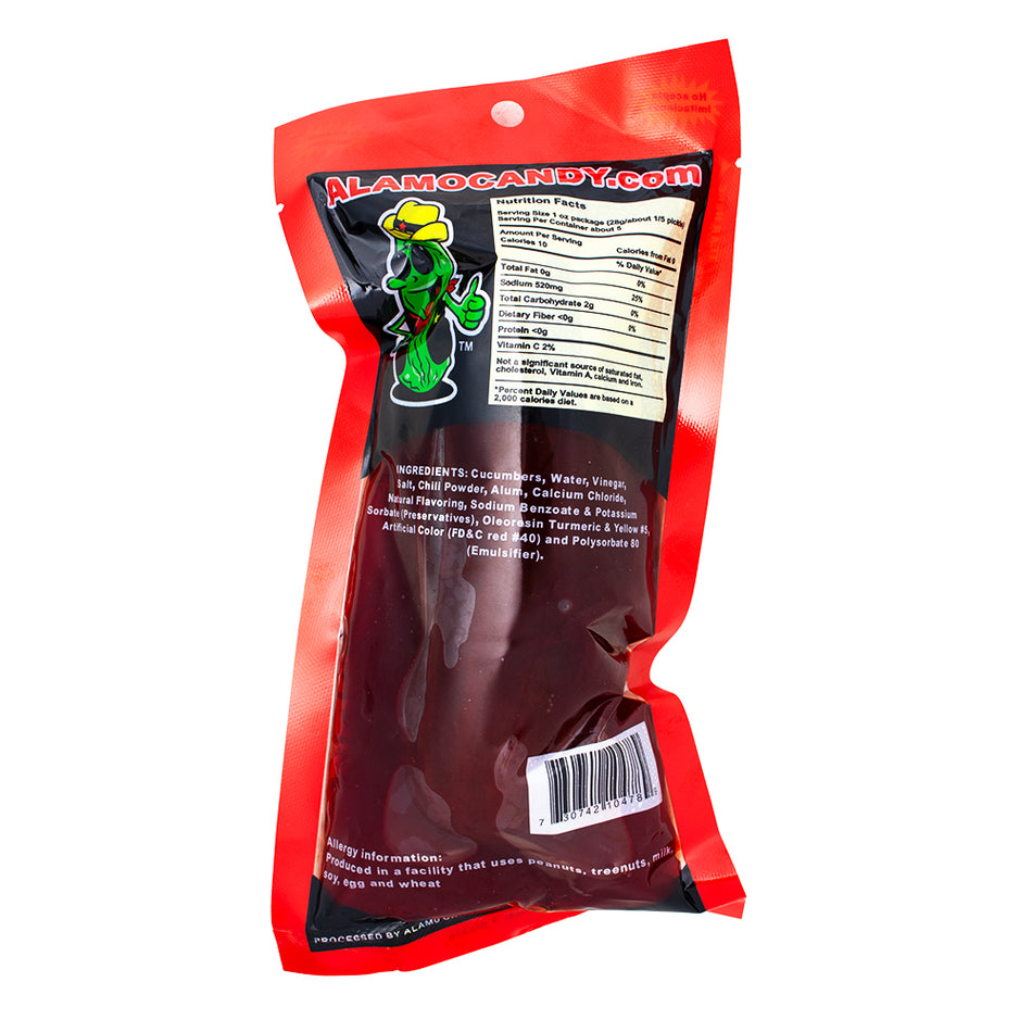 Alamo Big Tex Cherry Dill Pickle - 12 Pack   Nutrition Facts Ingredients