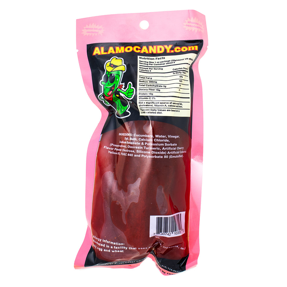 Alamo Big Tex Chamoy Dill Pickle - 12 Pack   Nutrition Facts Ingredients