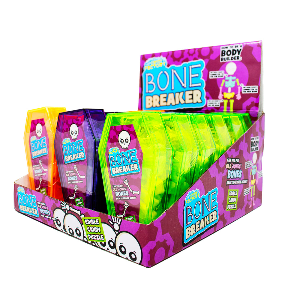 Crazy Candy Factory Bone Breaker (UK) 25g - 18 Pack