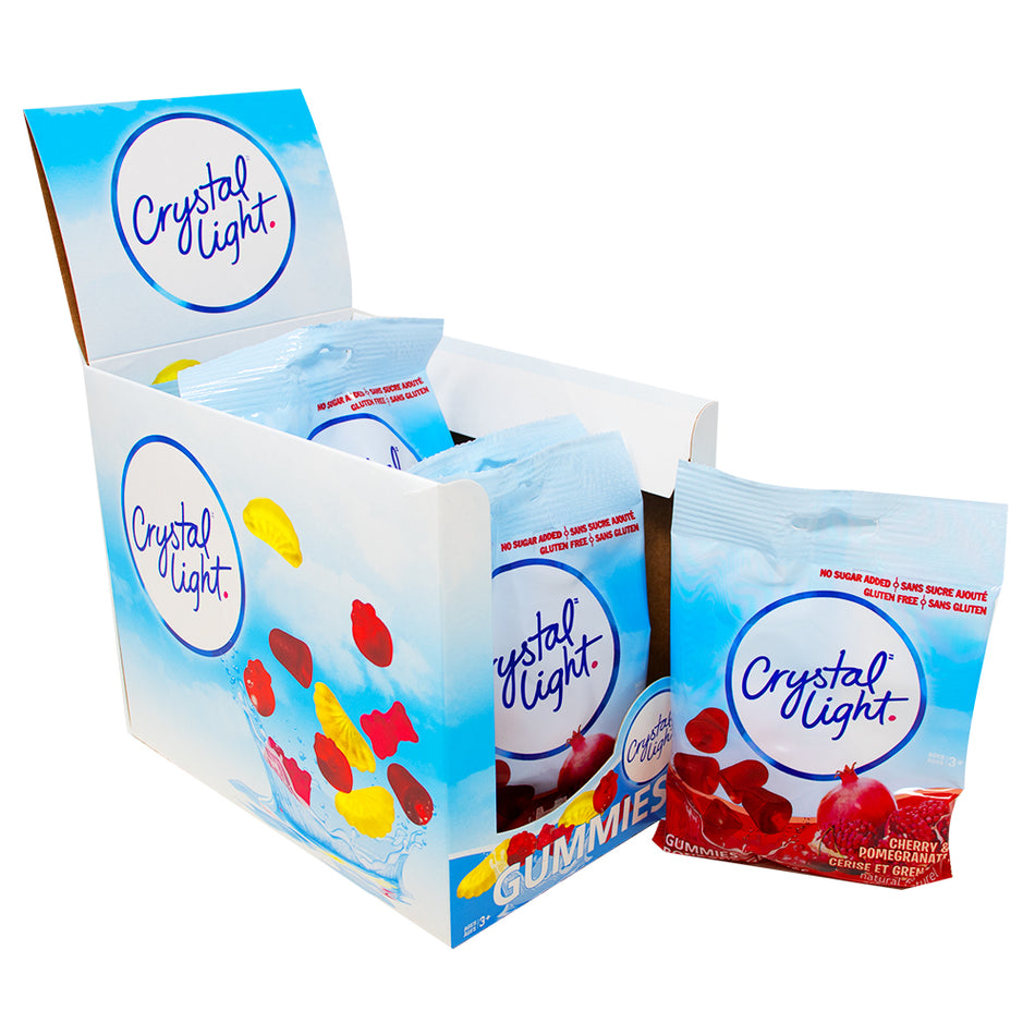 Crystal Light Sugar-Free Gummies Cherry Pomegranate 76g - 12 Pack