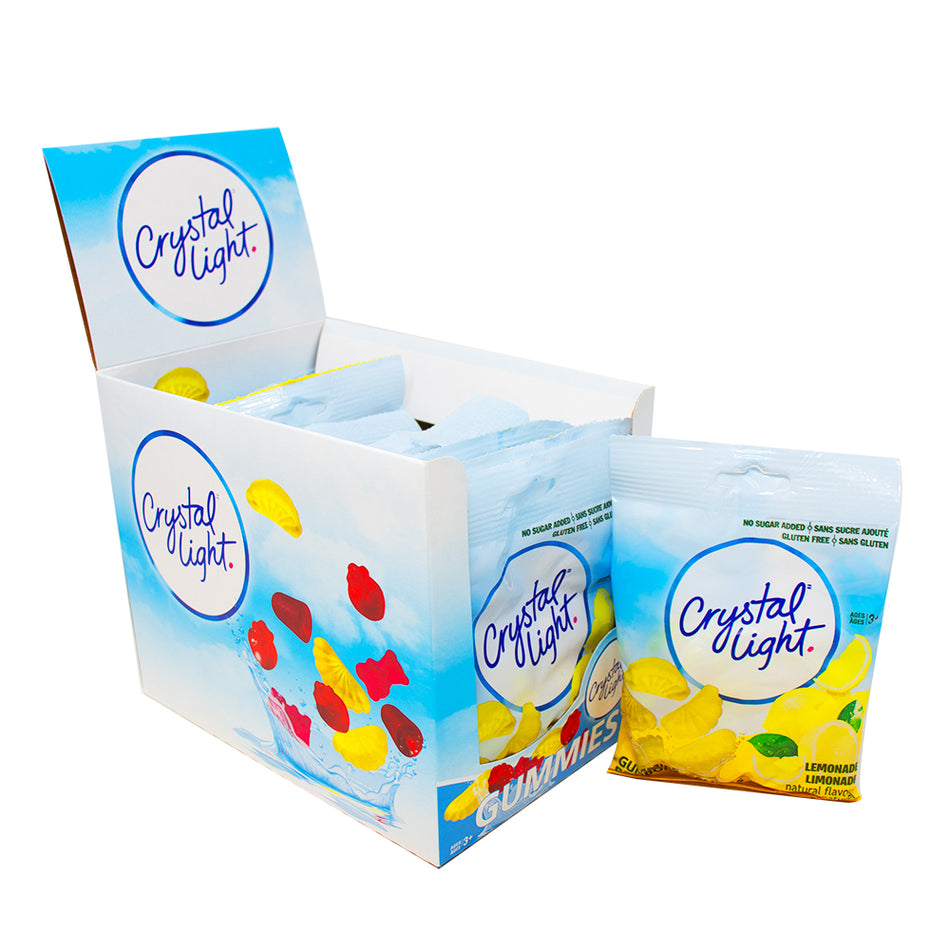 Crystal Light Sugar-Free Gummies Lemonade 76g - 12 Pack