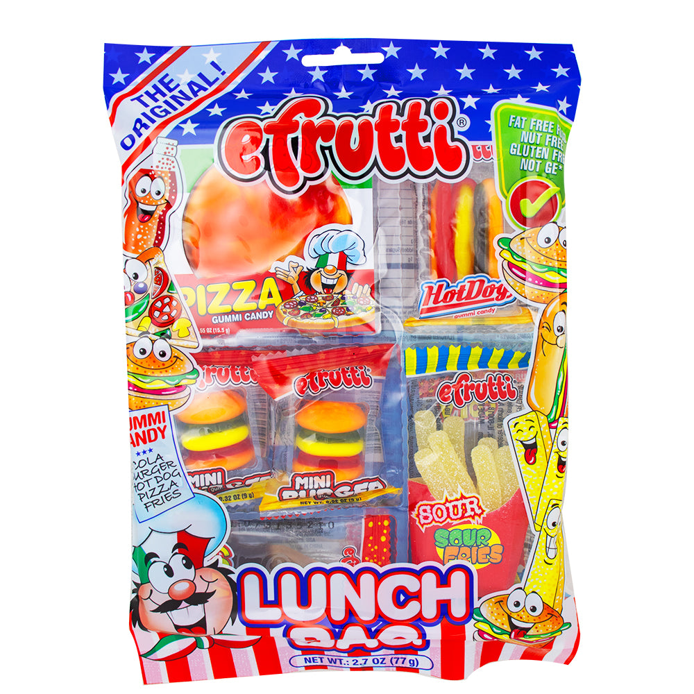 efrutti Gummi Candy Lunch Bag - 12 Pack