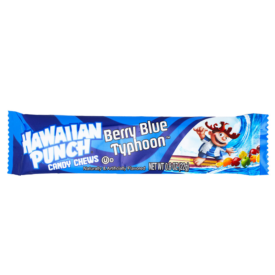 Hawaiian Punch Chew Bars Berry Blue Typhoon .8oz - 36 Pack