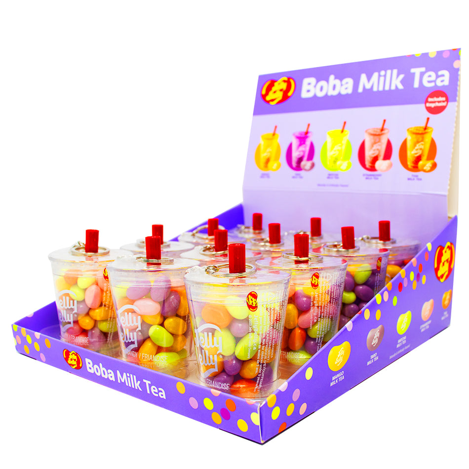 Jelly Belly Boba Milk Tea Cup 65g - 12 Pack