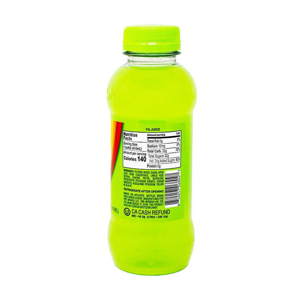 Skittles Sour Drink 414mL - 12 Pack  Nutrition Facts Ingredients