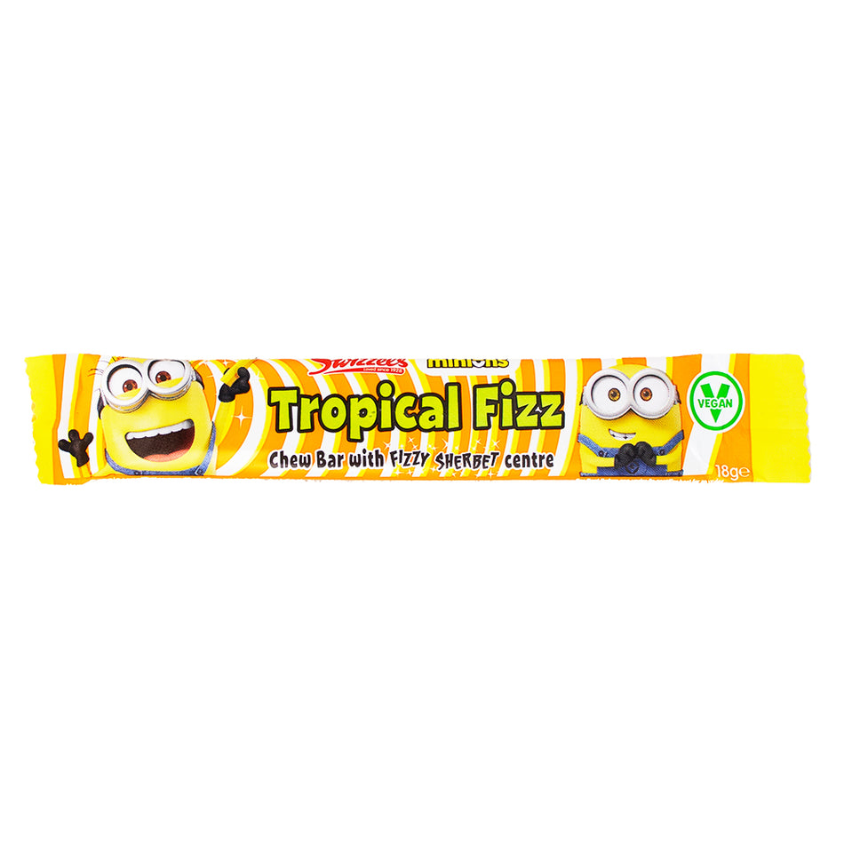 Swizzel's Minions Tropical Fizz Chew Bar (UK) 18g - 60 Pack