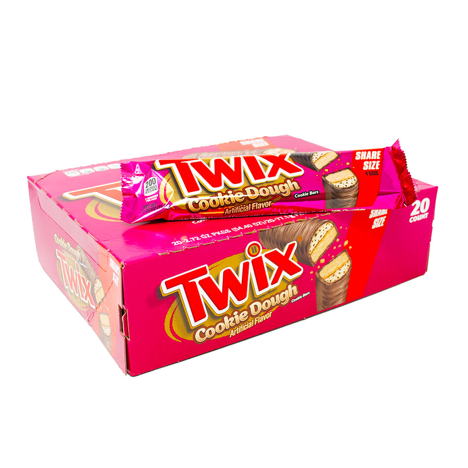 Twix Cookie Dough Share Size 2.72oz - 20 Pack 