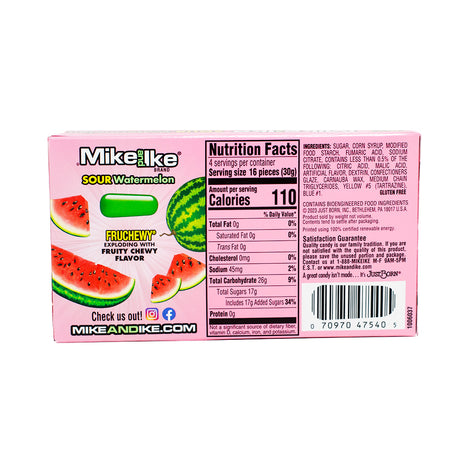 Mike and Ike Sour Watermelon 120g 