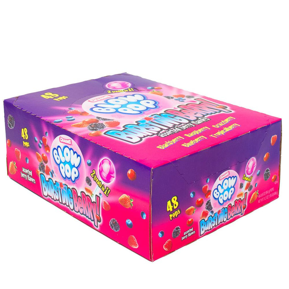 Charms Blow Pop - Bursting Berry 48 Lollipops